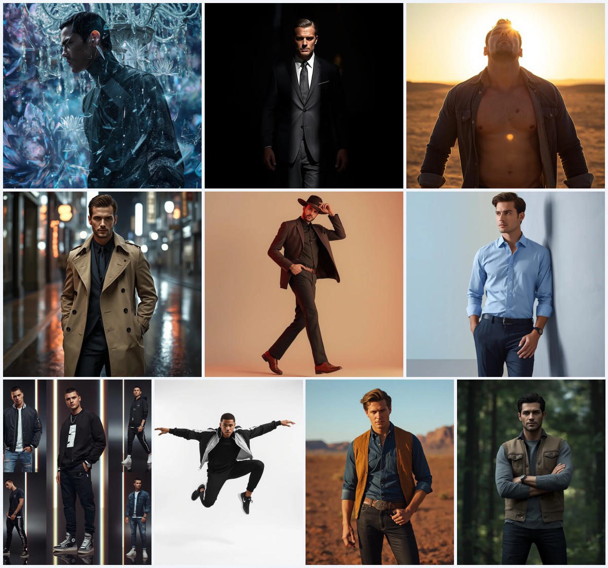 Top 10 Stable Diffusion Prompts for Artistic Men’s Abstract Portraiture